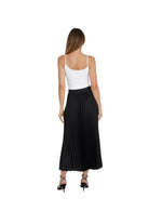 Nessa Pleated Skirt - Black by Love Token — view 3