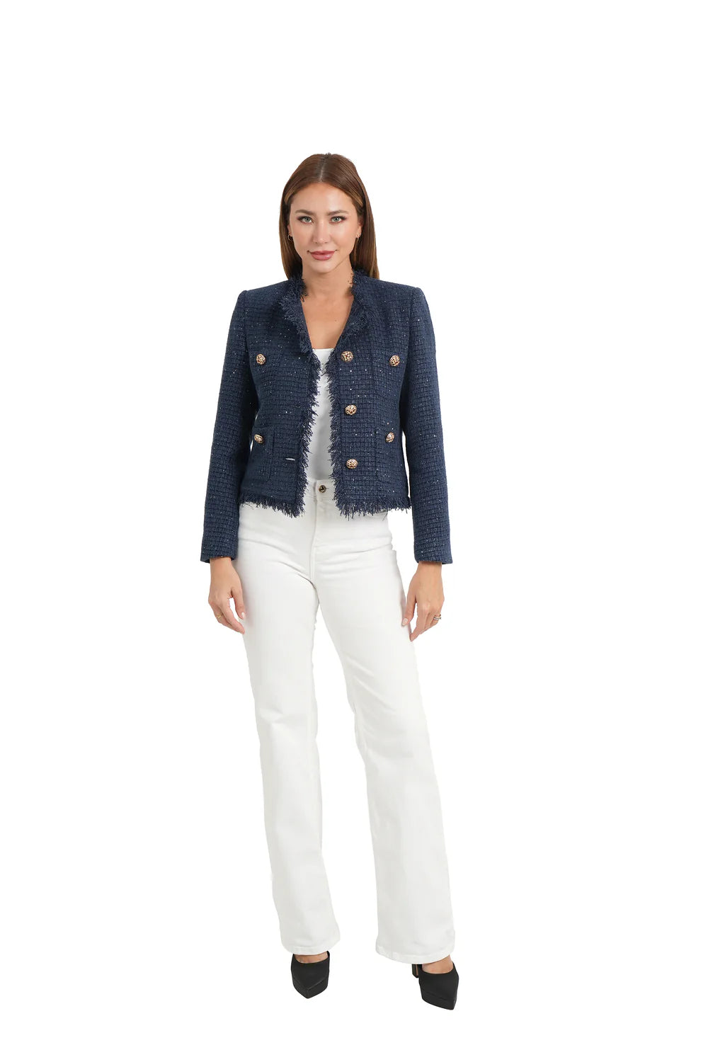 Lydie Blazer - Navy by Love Token — view 5