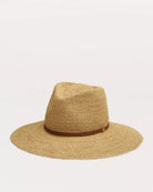 Leather-Trimmed Wide-Brim Raffia Hat - Natural by Rag & Bone | 25 South Boutiques