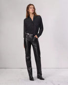 Lila Patterned Shirt - Black by Rag & Bone — view 4