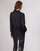 Lila Patterned Shirt - Black by Rag & Bone — view 3