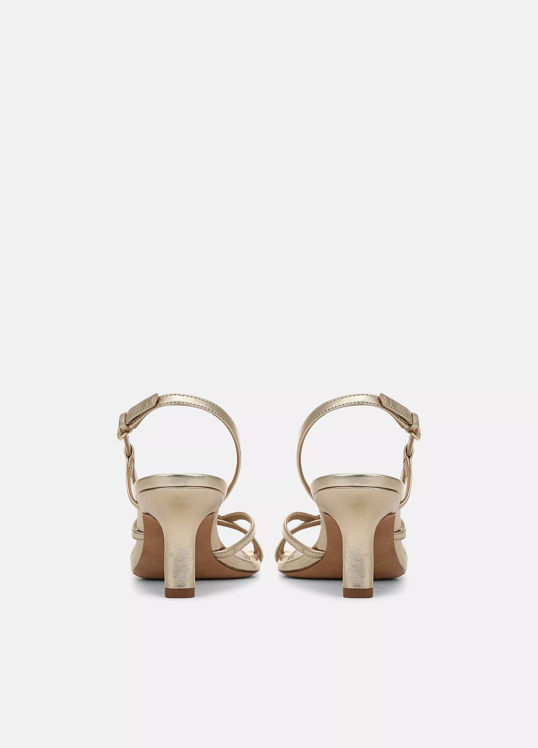 Lillian Leather Slingback Sandal - Champagne by Vince — view 3