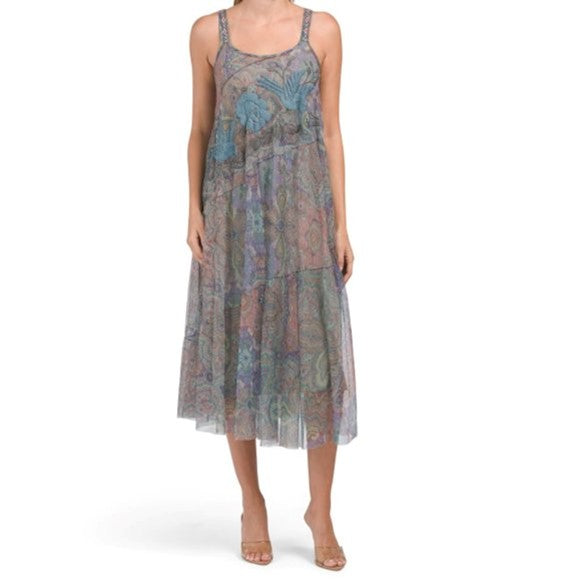 Matisse Mesh Dress - Multi by Johnny Was — view 5