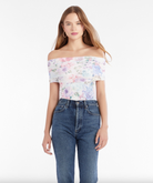 Leia Printed Mesh Top - Lorelei by Amanda Uprichard | 25 South Boutiques