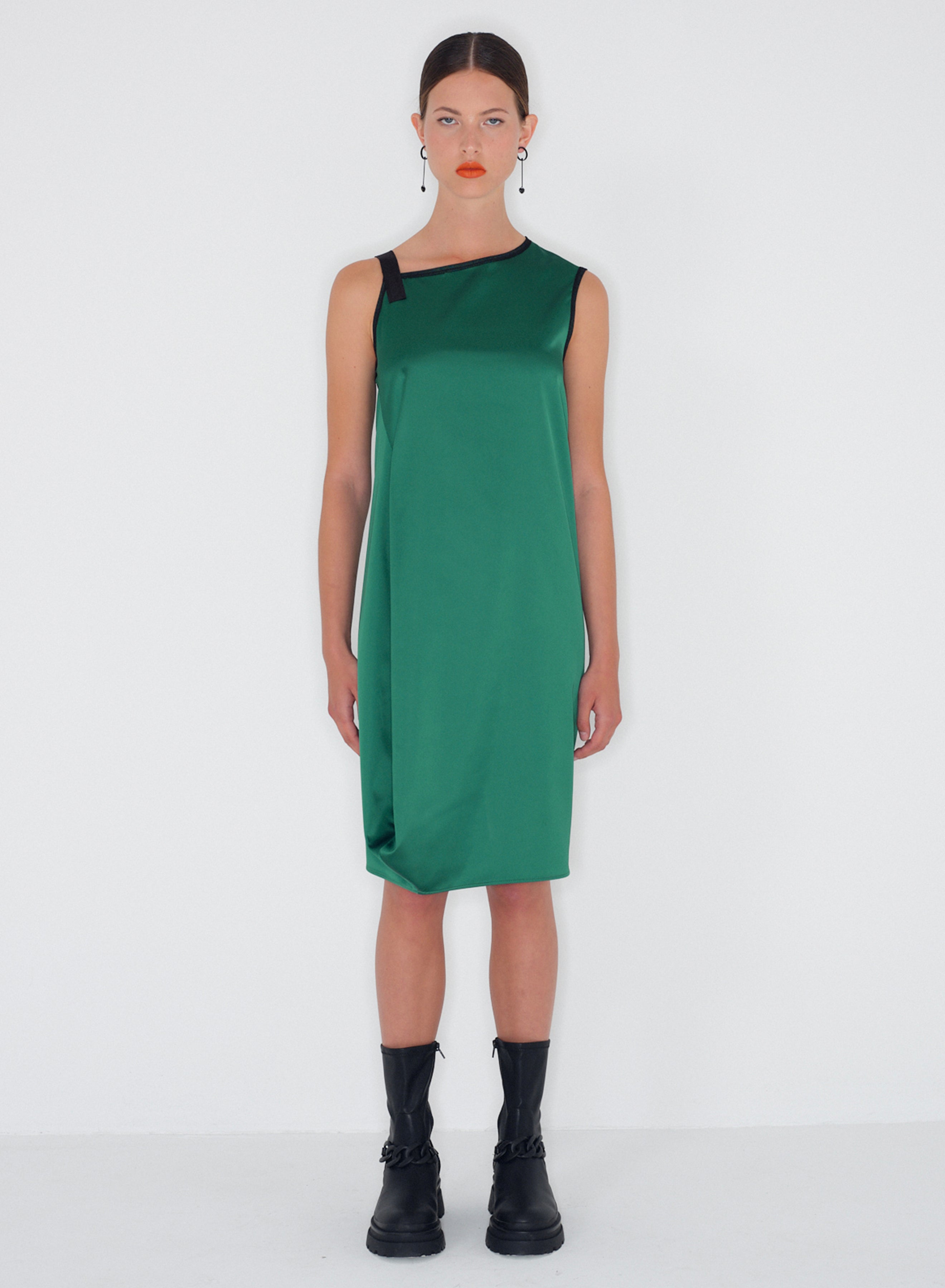 Zannie Dress - Emerald /  Black by Marie Saint Pierre | 25 South Boutiques