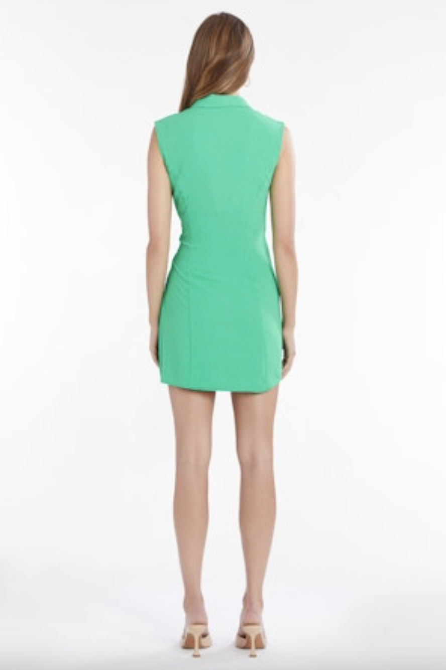 Clara Dress - Grass by Amanda Uprichard — view 3