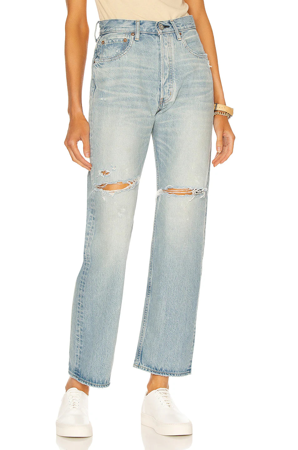 Teaneck Wide Straight - Light Blue by Moussy | 25 South Boutiques