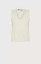 Tricot Tank Top - Panna by Seventy Venezia — view 3