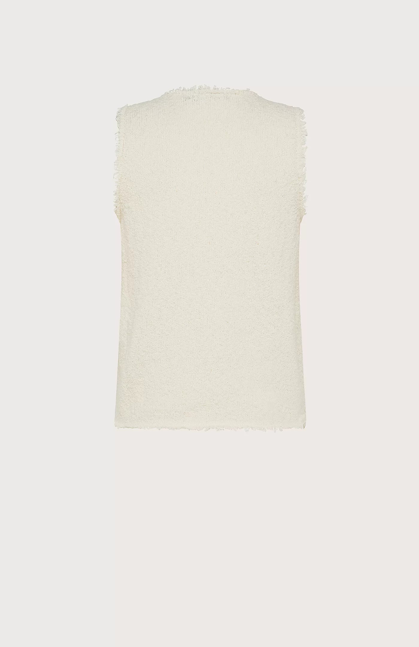 Tricot Tank Top - Panna by Seventy Venezia — view 4