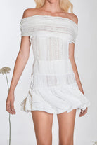 Etain Mini Skirt - White by Charo Ruiz | 25 South Boutiques