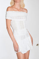Etain Mini Skirt - White by Charo Ruiz — view 4