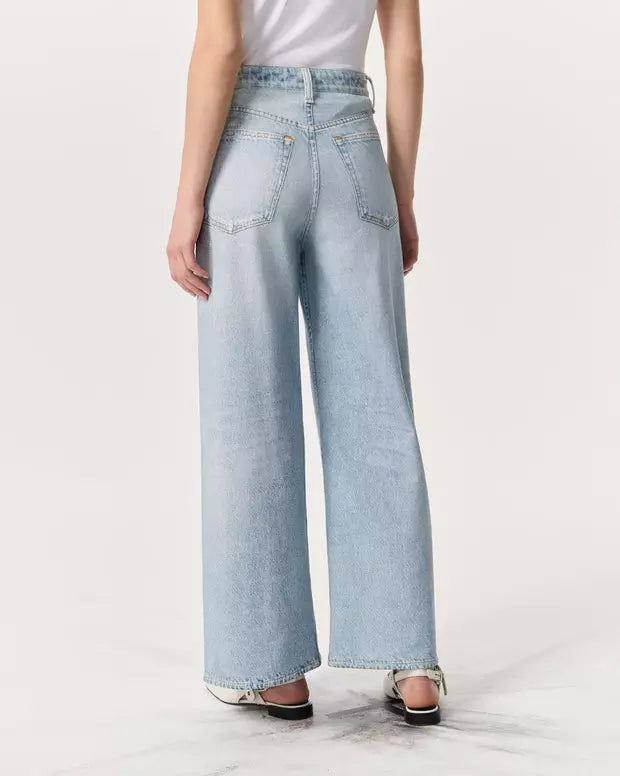 Miramar Sofie Ankle Wide Leg - Meadowblue by Rag & Bone — view 4