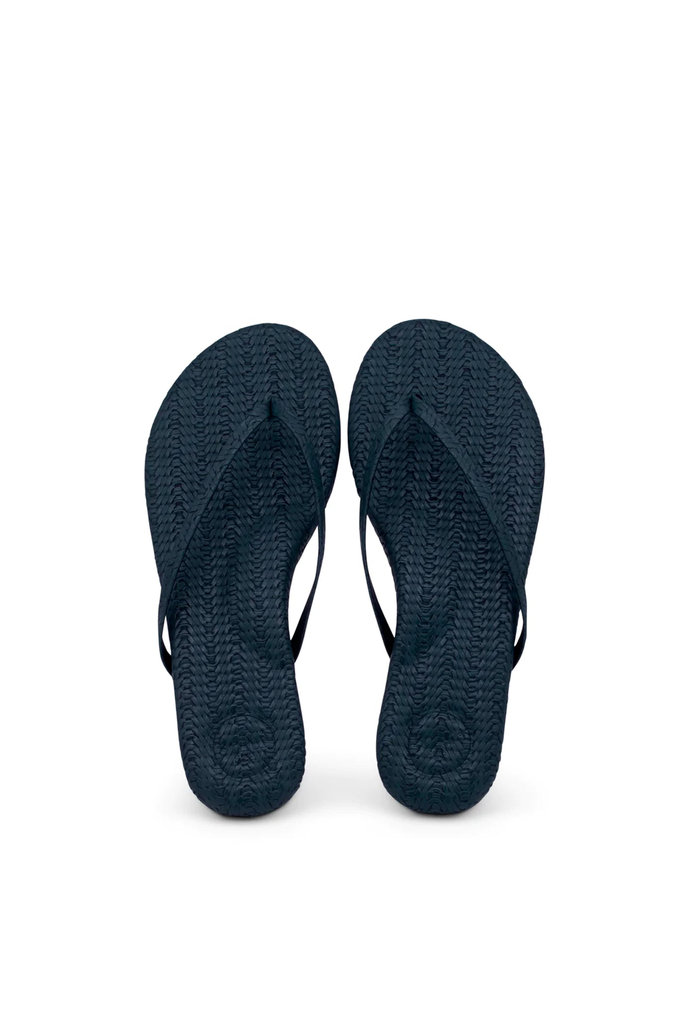 Indie Flip Flops - Navy Weave by Soléi Sea — alternate view