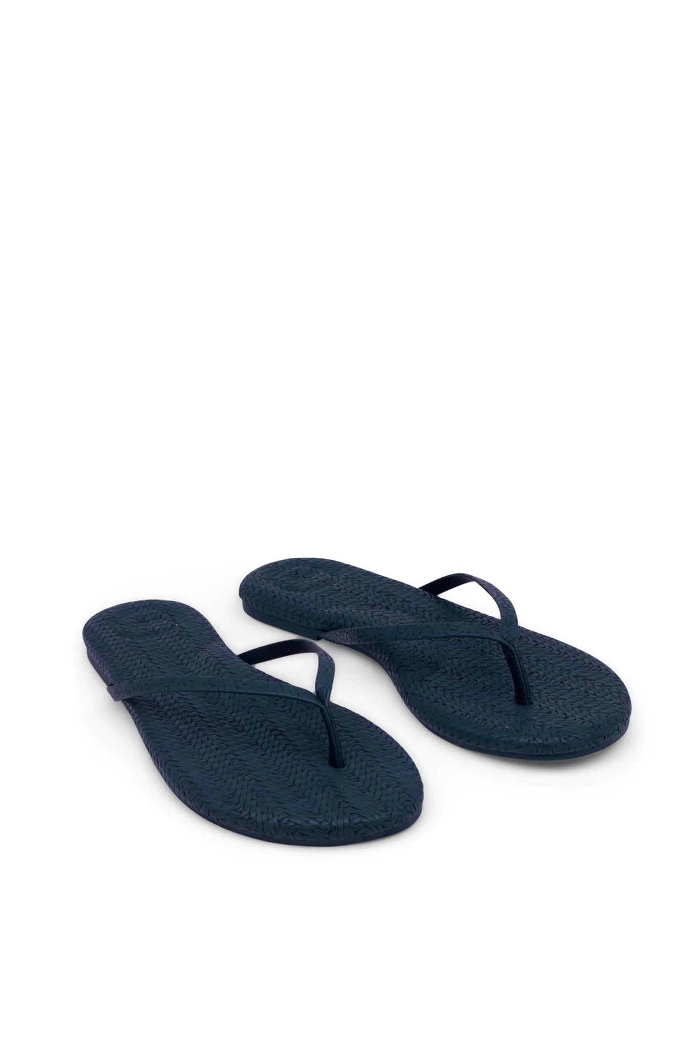 Indie Flip Flops - Navy Weave by Soléi Sea — view 3