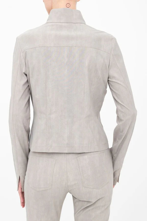 Ballard Corset Jean Jacket - Ash by Elaine Kim — view 3