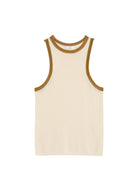 Nelly Contrast Trim Knit Tank - Buttercream by A.L.C — view 5