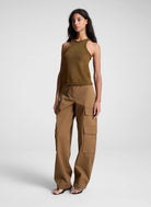 Nelly Open Knit Tank - Oil by A.L.C — alternate view