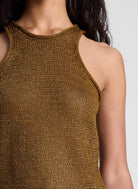 Nelly Open Knit Tank - Oil by A.L.C — view 3