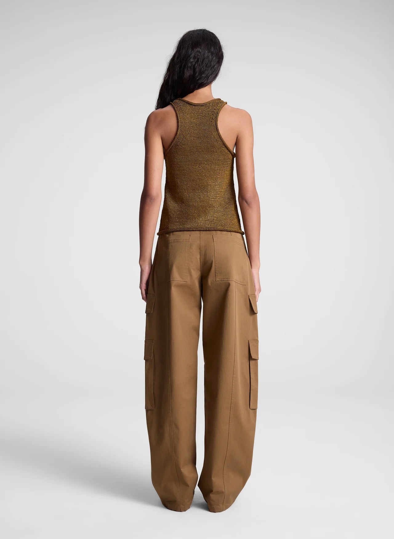 Nelly Open Knit Tank - Oil by A.L.C — view 4