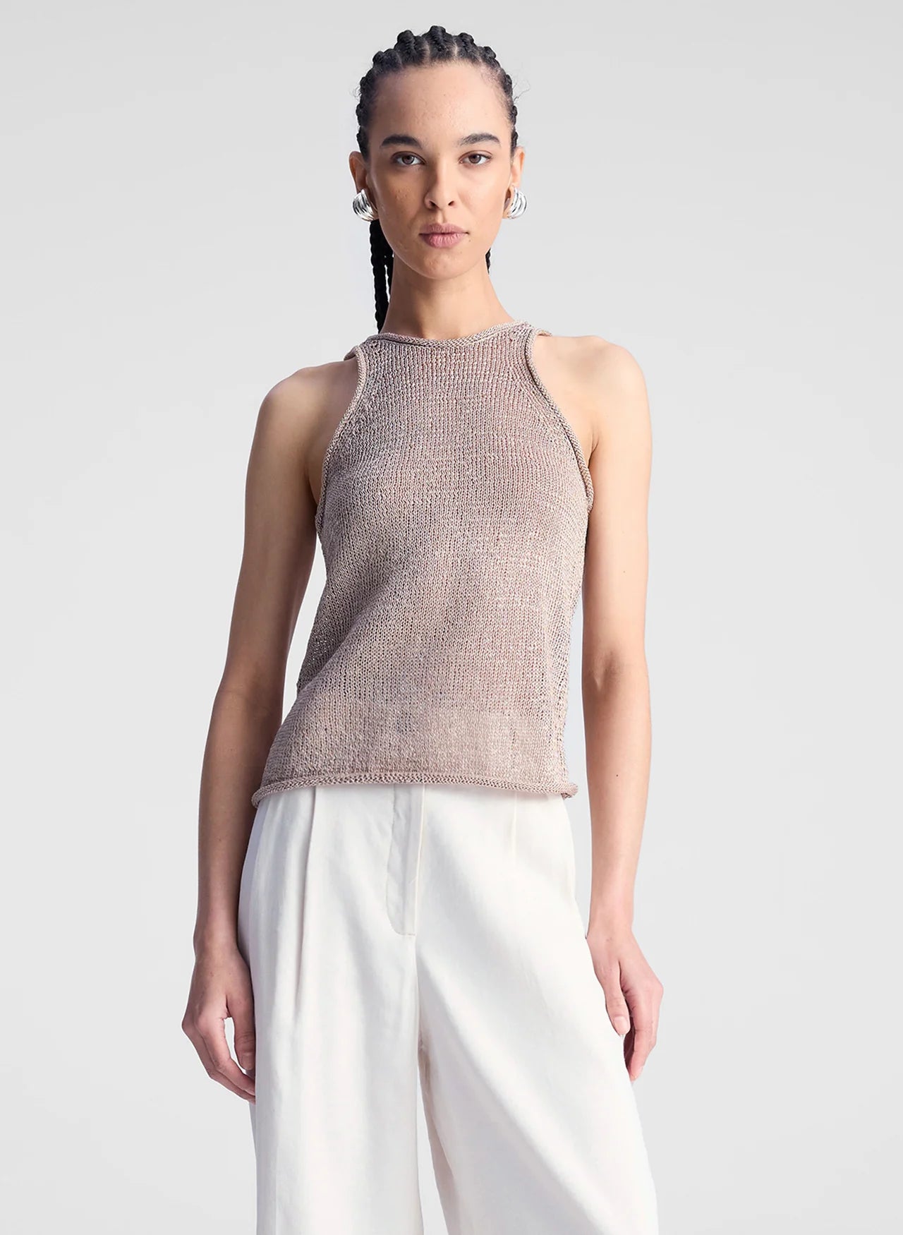 Nelly Open Knit Tank - Sand by A.L.C | 25 South Boutiques