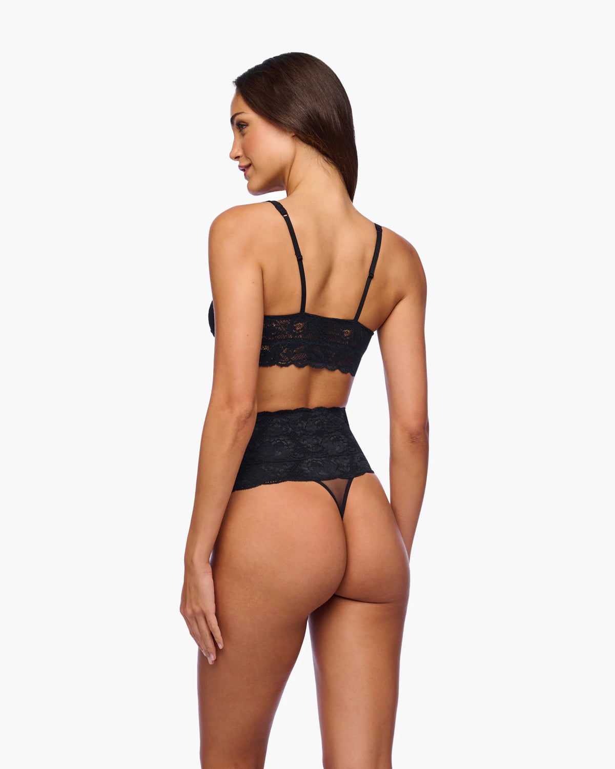 Cosabella Never Say Never Sweetie Bralette - Black, view 2