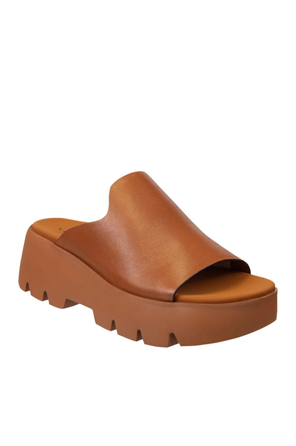 Drift Platform Sandal - Camel by Naked Feet — alternate view