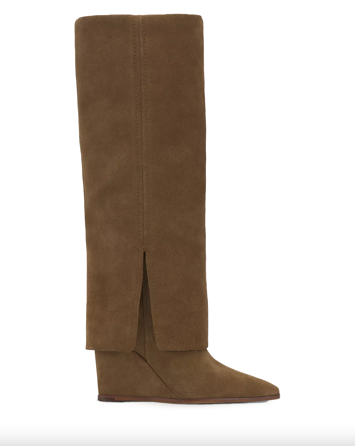 Tibani Cuffed Tall Wedge Boot - Nutmeg Verona by Vince Camuto | 25 South Boutiques