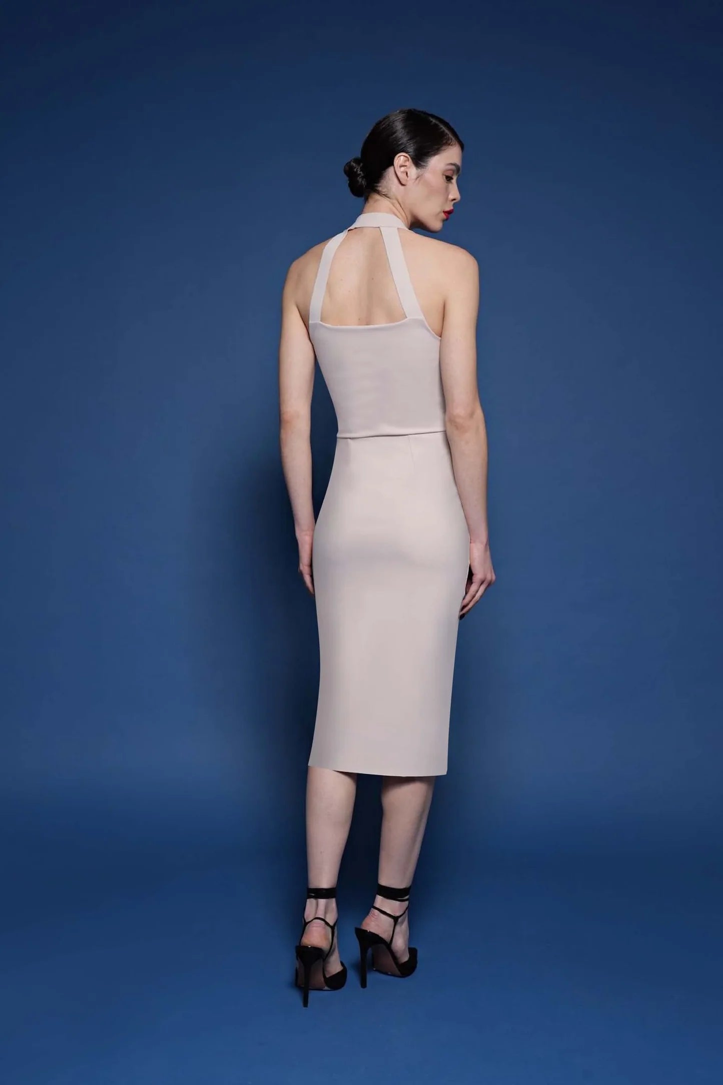 Nisup Midi Dress - Sea Shell by Chiara Boni — view 6
