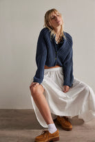 Sweet Nothing Cardi - Navy by Free People — view 4