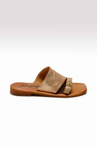 Mila Minimal Flat Sandals - Rose Gold by Free People | 25 South Boutiques
