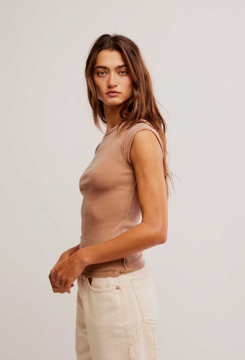 Ever Had Tee - Macchiato by Free People — alternate view