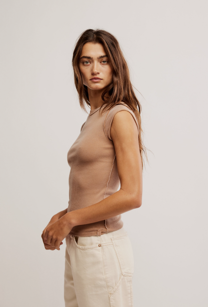Ever Had Tee - Macchiato by Free People — alternate view