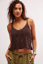 Summer Breeze Tank - Chocolate Combo by Free People | 25 South Boutiques