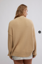 Cocoa Henley - Sugar Cookie by Free People — view 3