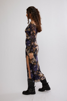 Gianni Maxi Dress - Denim Combo by Free People — alternate view