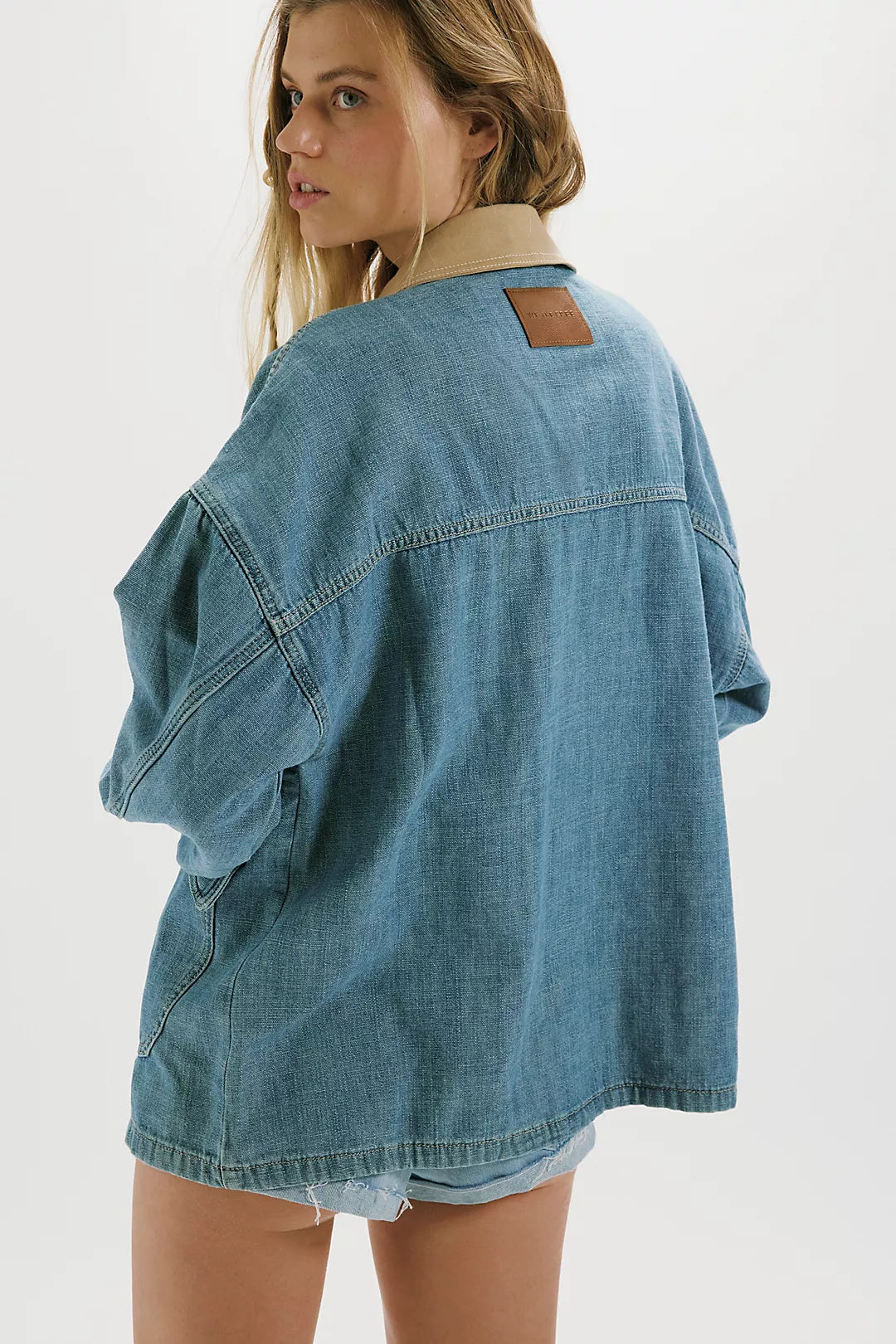 Lemon Denim Jacket - Berry Blues by Free People — alternate view