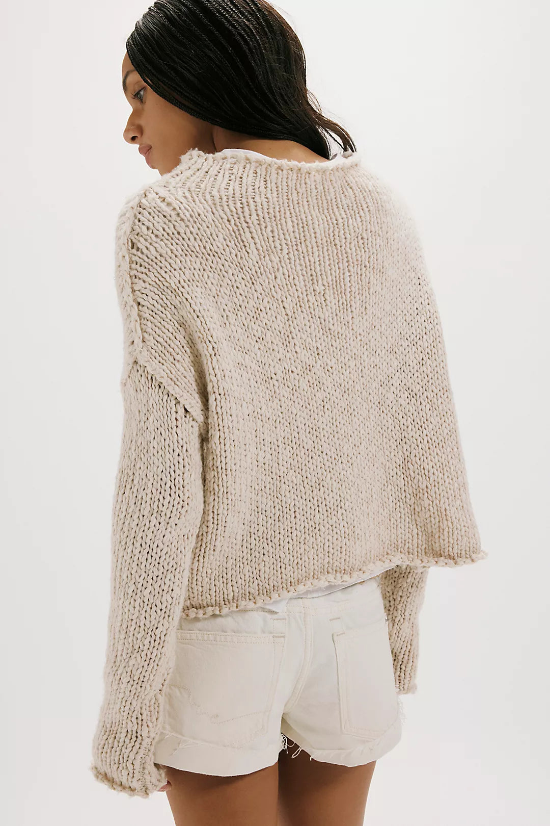 Opal Rollneck Knit Sweater - Tea by Free People — alternate view