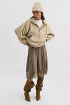 Banks Half-Zip Pullover - Dancing Wind by Free People — view 3