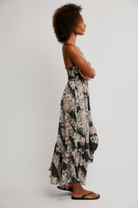 Heat Wave Printed Maxi Dress - Granite Combo by Free People — view 3