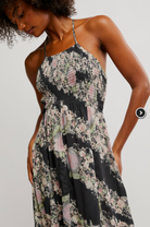 Heat Wave Printed Maxi Dress - Granite Combo by Free People — alternate view