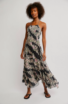 Heat Wave Printed Maxi Dress - Granite Combo by Free People | 25 South Boutiques