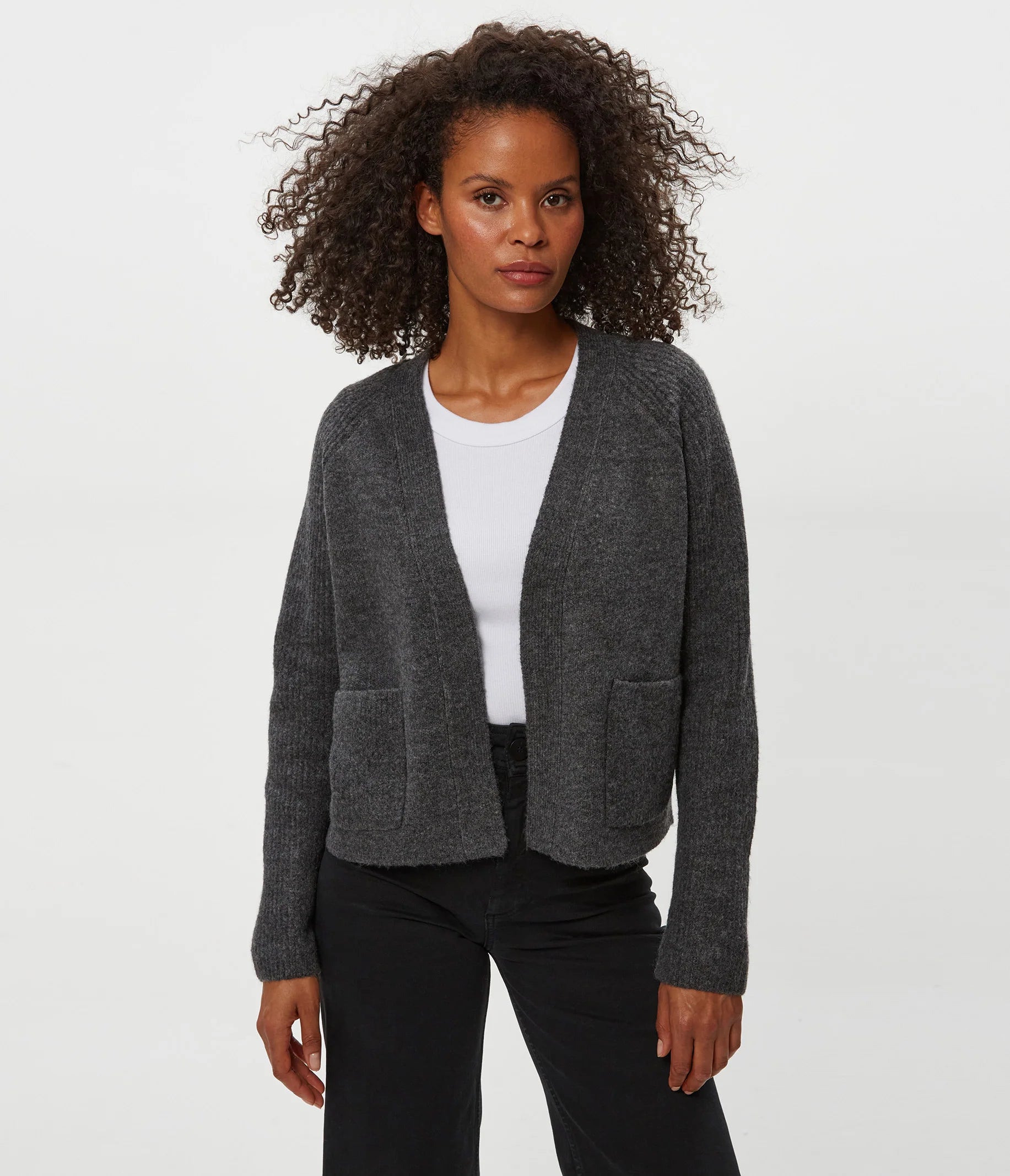 Drea Cardigan - Charcoal by Michael Stars | 25 South Boutiques
