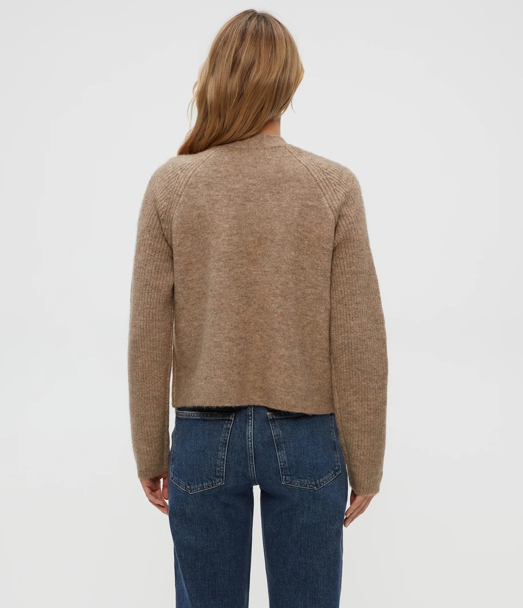 Drea Cardigan - Dark Oatmeal by Michael Stars — view 4