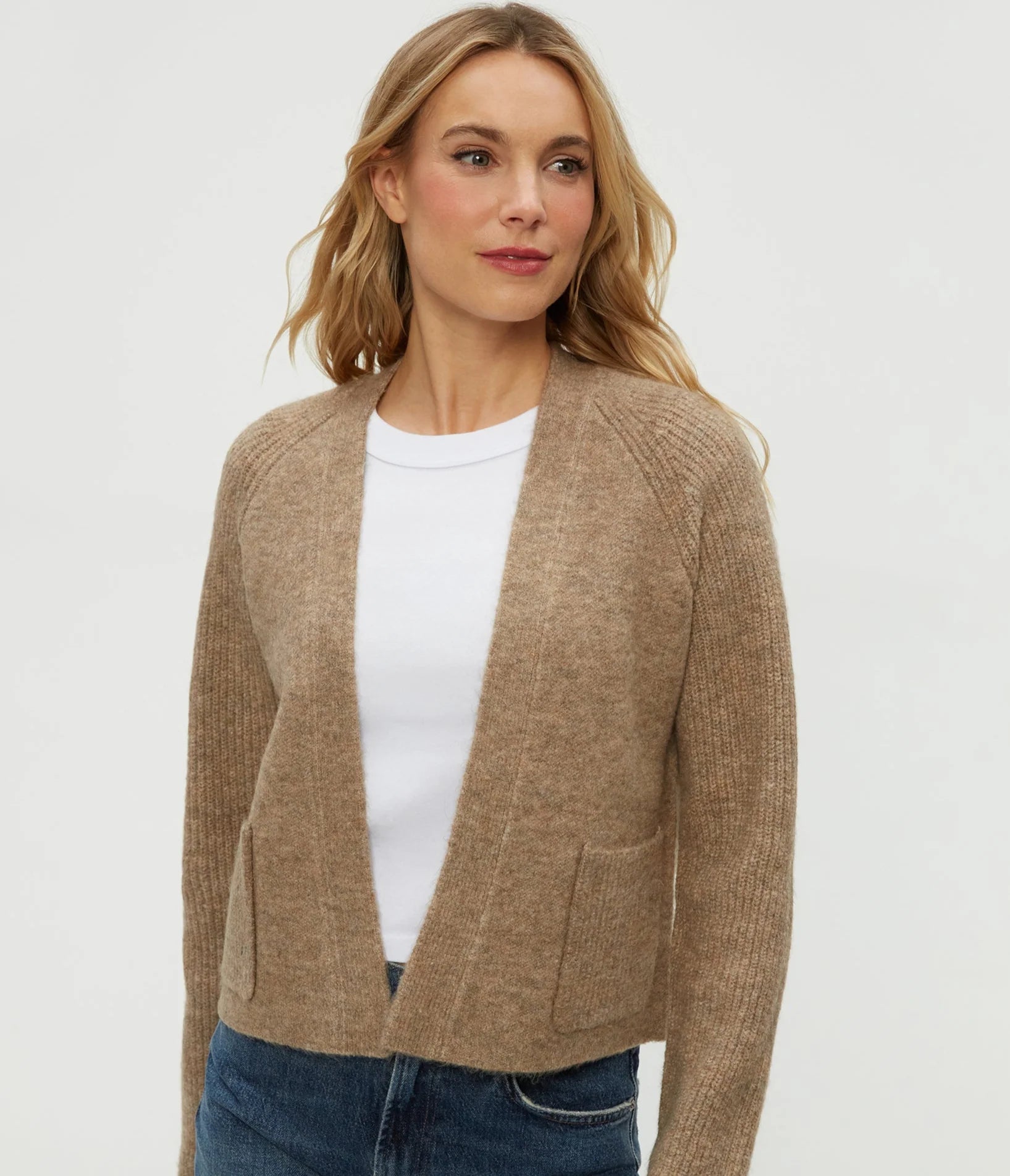 Drea Cardigan - Dark Oatmeal by Michael Stars | 25 South Boutiques