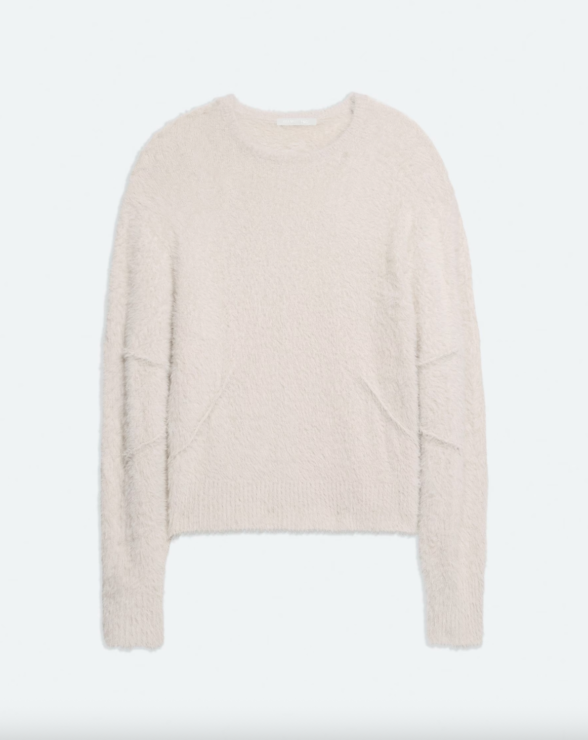 Apex Crewneck Sweater - Ivory by Helmut Lang — view 5