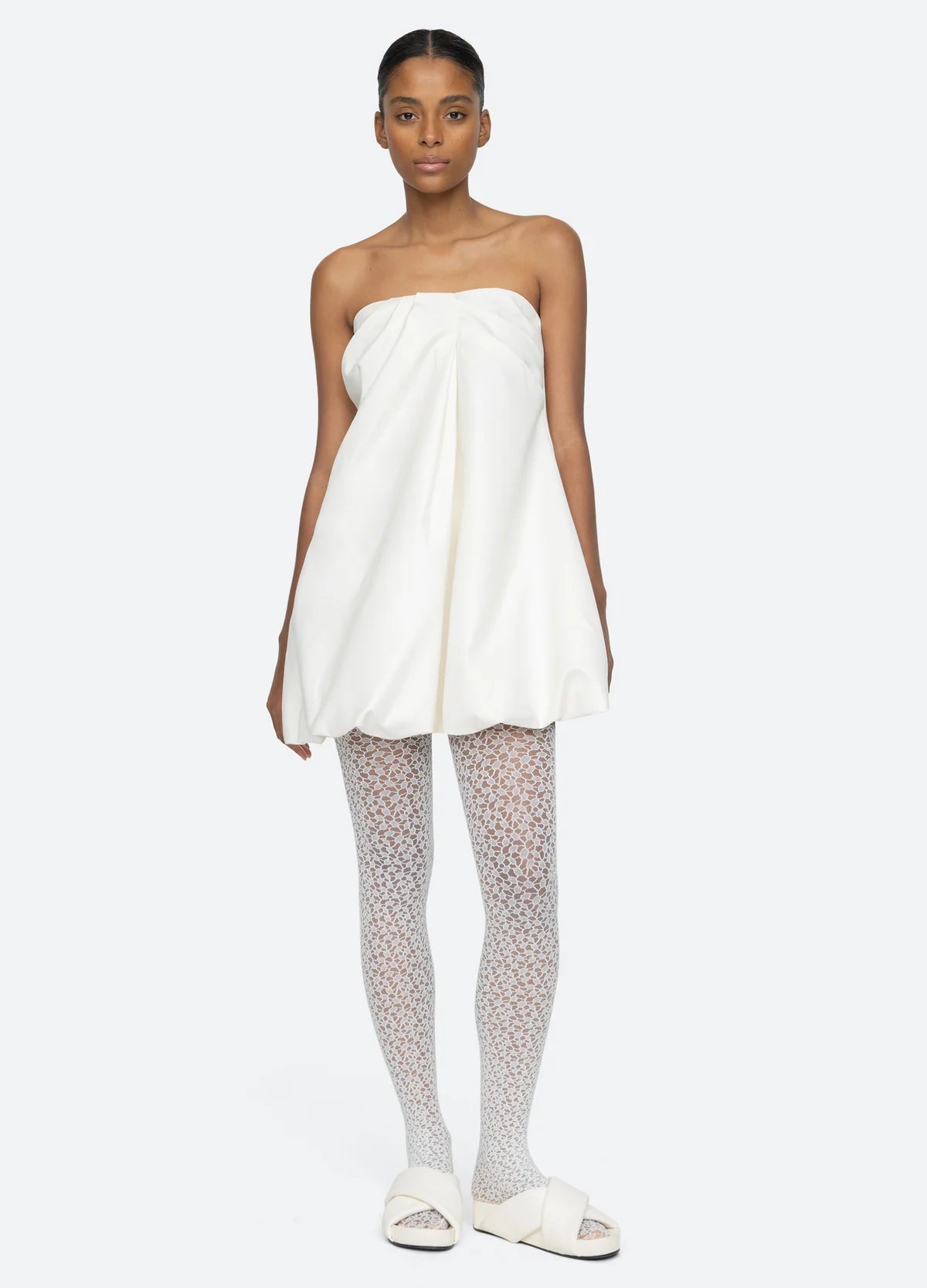 Aerin Dress - Cream by Sea NY — view 4