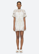 Branca Short Sleeve Dress - Cream by Sea NY | 25 South Boutiques
