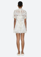 Branca Short Sleeve Dress - Cream by Sea NY — alternate view