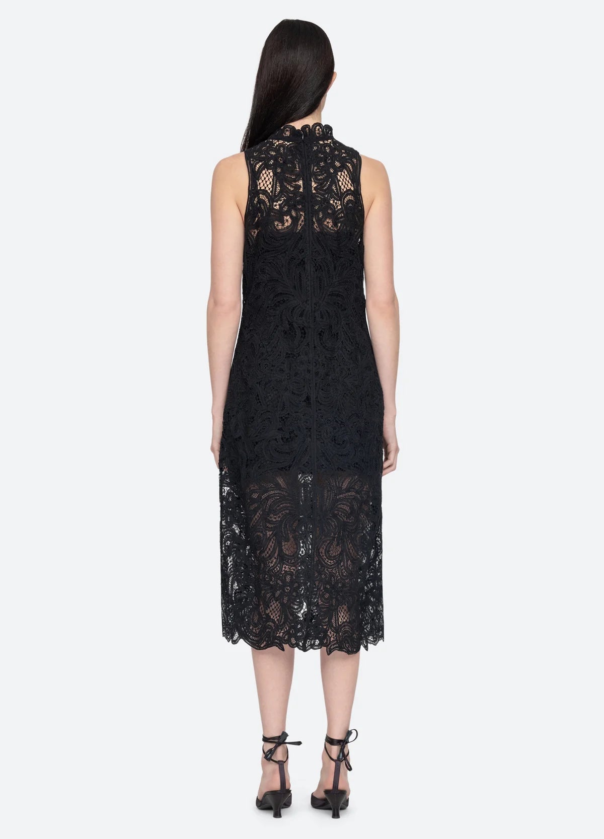 Branca Midi Dress - Black by Sea NY — alternate view