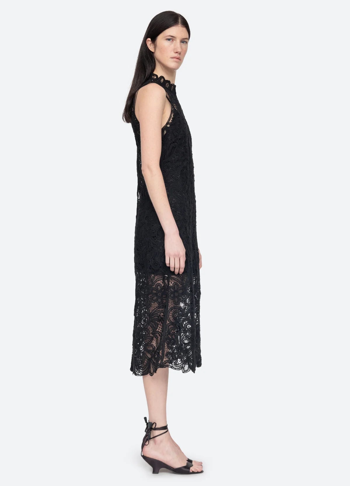 Branca Midi Dress - Black by Sea NY — view 3